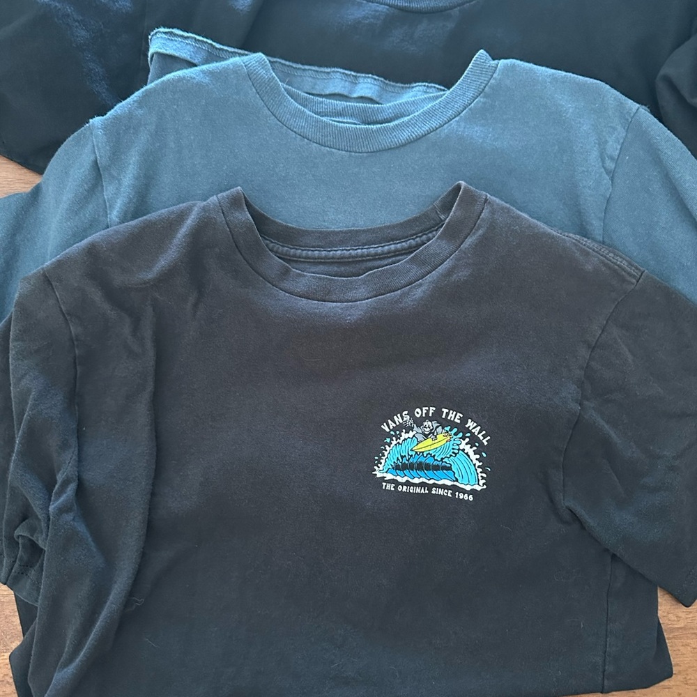 Vans Black Long Sleeve Tee Casual Comfort
